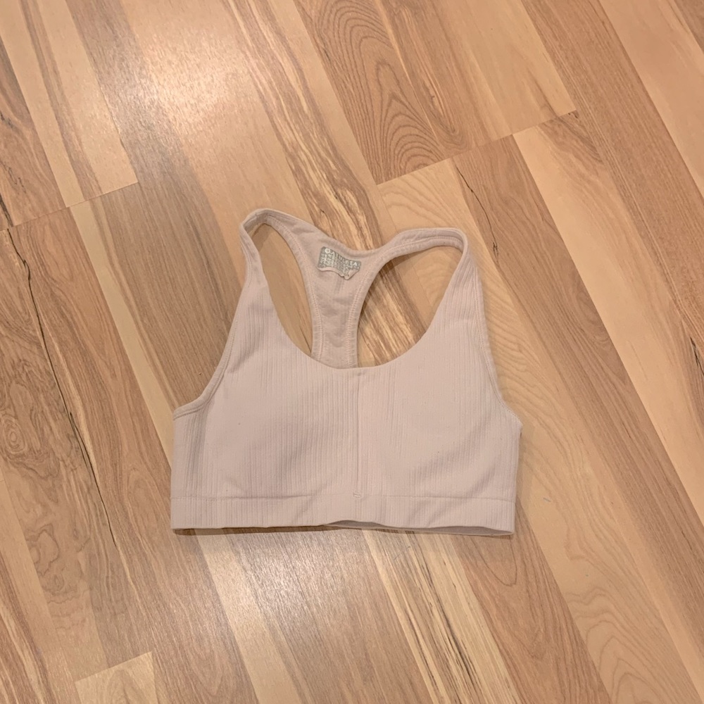 athleta sports bra pink